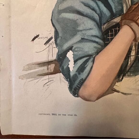 Antique Magazine Cover “American Sunday” July 1915 - Picture 4 of 7